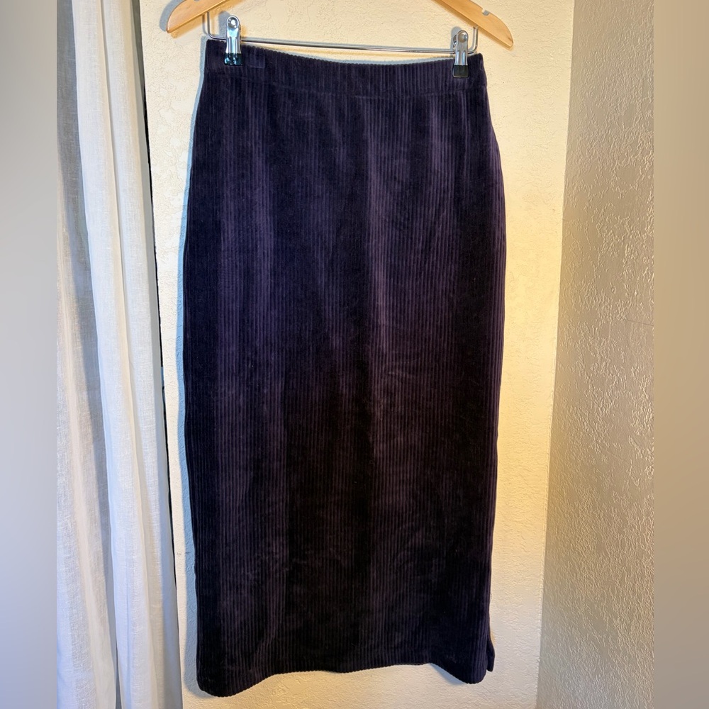 Free People Corduroy Midi Skirt